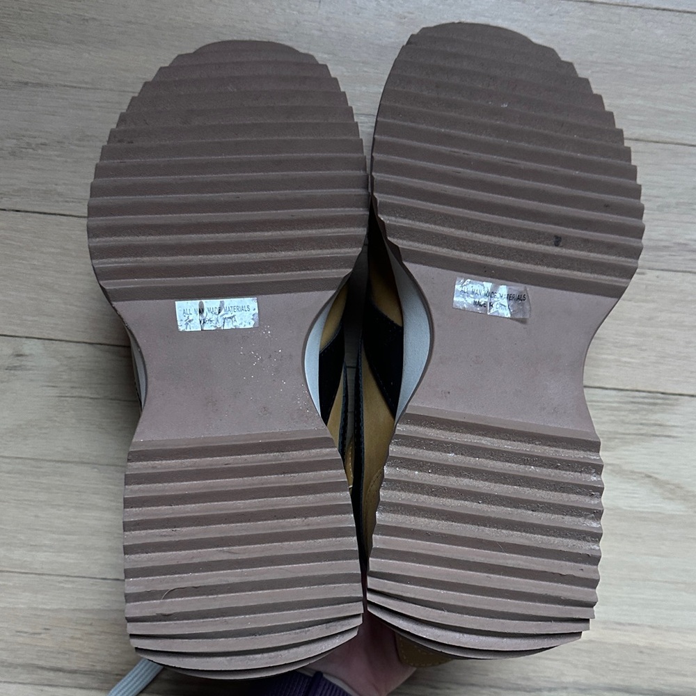 Dolce Vita Yellow and Black Athletic Shoes - Picture 5 of 5